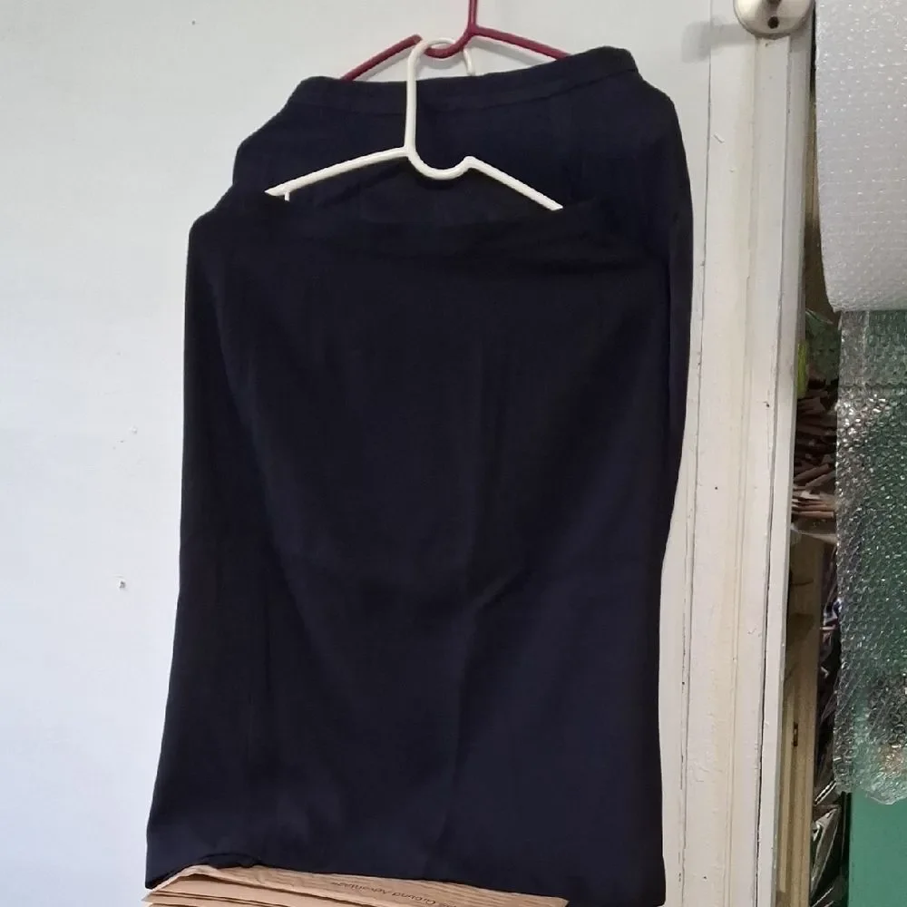 Lot of 2 Black/Navy Pencil Skirts for Women (Rox349)